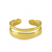 Ringe aus Stainless Steel - Rostfreiem Stahl Gold