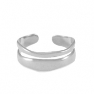 Ringe aus Stainless Steel - Rostfreiem Stahl Silber