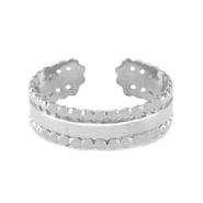 Ringe aus Stainless Steel - Rostfreiem Stahl Silber