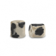 Natursteinperlen Dalmatiner Jaspis Disc 2x2mm Greige