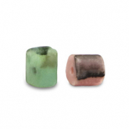 Natursteinperlen Marmor Disc 3x2mm Marble mint green