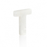 Muschel Anh&auml;nger S&uuml;&szlig;wasserperlmutt Buchstaben T White (Naturliche Farbe Muschel)