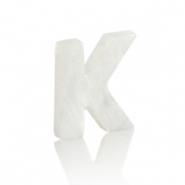 Muschel Anh&auml;nger S&uuml;&szlig;wasserperlmutt Buchstaben K White (Naturliche Farbe Muschel)