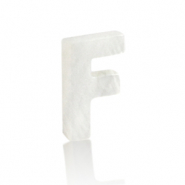 Muschel Anh&auml;nger S&uuml;&szlig;wasserperlmutt Buchstaben F White (Naturliche Farbe Muschel)