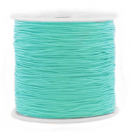 Macram&eacute; Band 0.8mm Dark turquoise blue