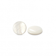 Muschel-Perlen S&uuml;&szlig;wasserperlmutts 6mm White (Naturliche Farbe Muschel)
