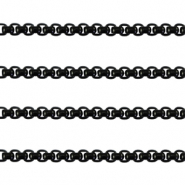 Gliederkette Glieder 3mm Black