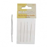 Beadsmith Beading Nadel mit gro&szlig;er &Ouml;se 6cm Silber