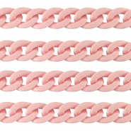 Acrylkette 18mm matt Light pink
