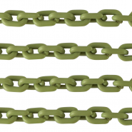 Acrylkette 15mm matt Grove green