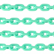 Acrylkette 15mm shiny Turquoise green