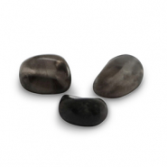 Naturstein Perlen Obsidian Grey
