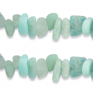 Chips Steine Perlen Amazonit Mint green