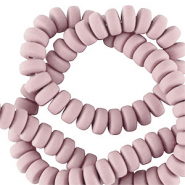 Polymer Perlen Rondell 7mm Vintage pink