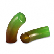 Acryl perlen Tube Green