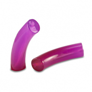 Acryl perlen Tube Purple