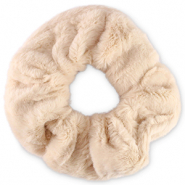 Haargummi flauschig Fellimitat Peachskin rose