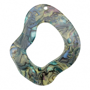 Resin Anh&auml;nger im Organicdesign Multicolor marble