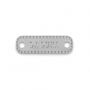 Stainless Steel - Rostfrei Stahl Anh&auml;nger / Zwischenst&uuml;ck La Luna Silver