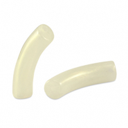 Tube Acrylperlen shiny Golden off white