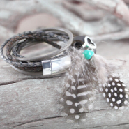 Schmucksets Feather & Leather