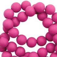 4 mm Acrylperlen matt Fuchsia pink