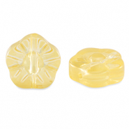 Glasperlen Blume Yellow