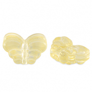 Glasperlen Schmetterling Yellow