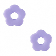 Acryl Anh&auml;nger Blume Sheer lilac