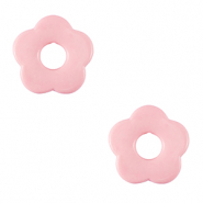 Acryl Anh&auml;nger Blume Light pink