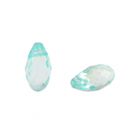 Acryl Perlen Tropfen Ocean blue transparent