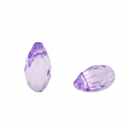 Acryl Perlen Tropfen Purple transparent