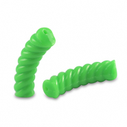 Tube Acrylperlen Twisted Green