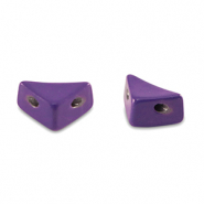 Tile beads Dreieck Grape purple