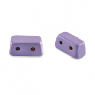 Tile beads Rechteck Paisley purple