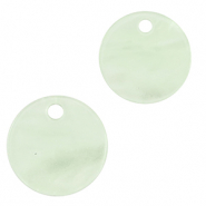 Resin Anh&auml;nger 12mm Neo mint green