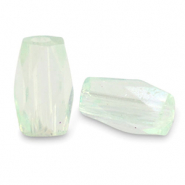 Top Facett Perlen Tube Soft mint green