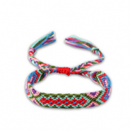 Fusskettchen Army green-pink