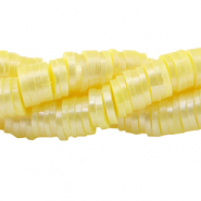 Katsuki Perlen 6mm Light yellow-pearl shine coating