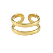 Ringe aus Stainless Steel - Rostfreiem Stahl Gold