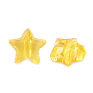 Acryl Perlen Stern Transparent spectra yellow