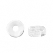 Acrylperlen Disc Transparent