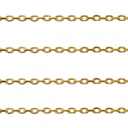 Stainless Steel - Rostfrei Stahl Schmuckzubeh&ouml;r Ankerkette Gliederkette Gold