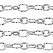 Stainless Steel - Rostfrei Stahl Schmuckzubeh&ouml;r Ankerkette Gliederkette Silver