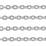 Stainless Steel - Rostfrei Stahl Schmuckzubeh&ouml;r Ankerkette Gliederkette Silver