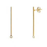 Ohrringe aus Stainless Steel - Rostfreiem Stahl Gold