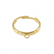 Ringe aus Stainless Steel - Rostfreiem Stahl mit &Ouml;se Gold