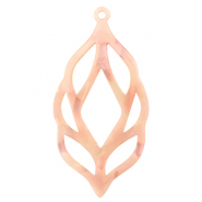 Resin Anh&auml;nger Peach pink opal