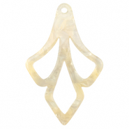 Resin Anh&auml;nger Sand beige transparent
