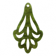 Resin Anh&auml;nger Moss green